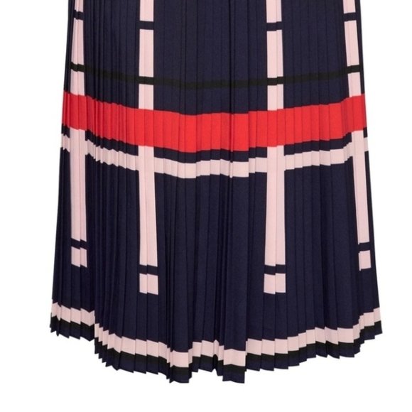 🍋Banana Republic Pleated Skirt - Navy, Red, Pink, Black (Size 8) - Picture 4 of 7